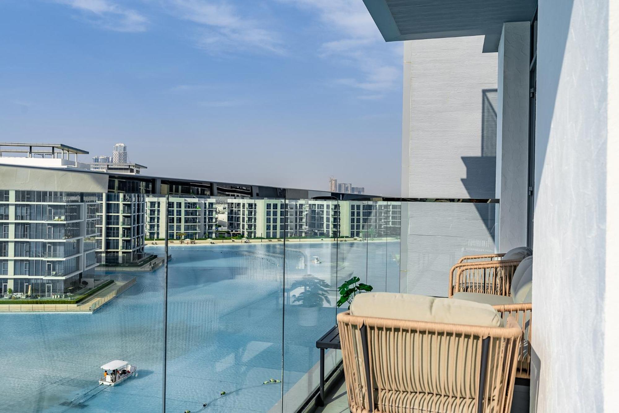 3Bdr With Maid Room I District One I Lagoons View Dubai Buitenkant foto