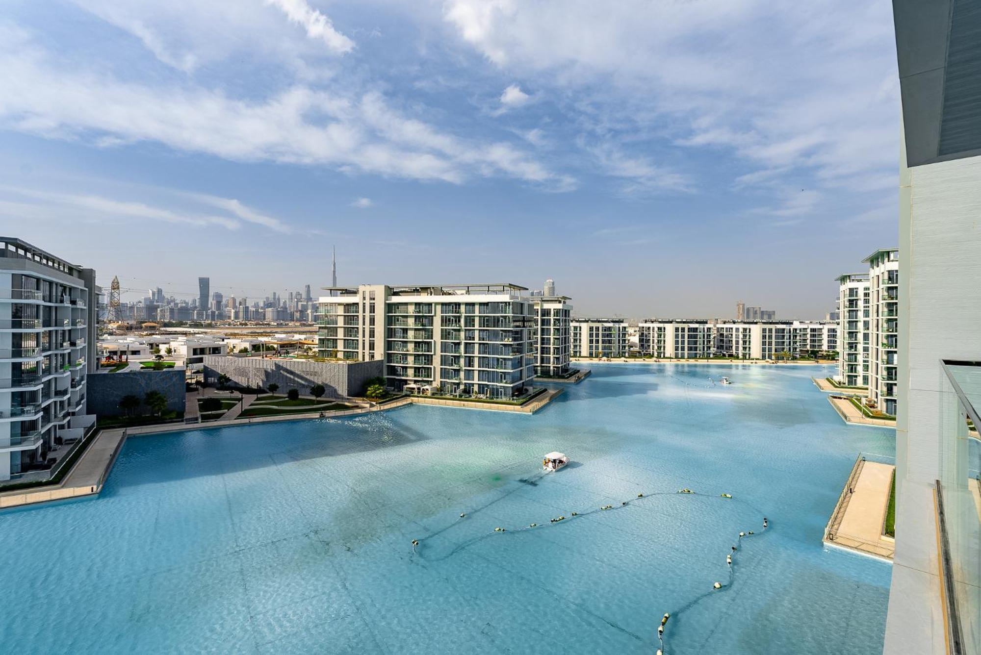 3Bdr With Maid Room I District One I Lagoons View Dubai Buitenkant foto